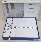  Постельное белье Satin Strip тм Zeron BEYAZ полуторный артикул 17714