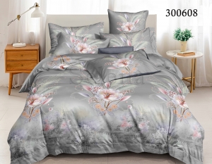 Постельное белье Сатин тм Selena "Утренняя Прохлада" евростандарт код 300608 ― Мир Текстиля