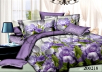 Постельное белье тм Selena "Цветочный Микс" ранфорс люкс двуспальный код 200218