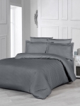  Постельное белье Satin Strip тм Zeron ANTRASIT полуторный артикул 17762