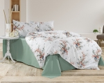 Комплект постільної білизни тм Kayra фланель Flannel Bahar полуторний код 50001