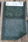 Набір килимків Vintage Mosso Cotton 50х60 та 60х100 тм Zeron темно-зелений артикул 18423