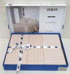 Постельное белье Satin Strip тм Zeron CAPUCCINO евростандарт артикул 17703