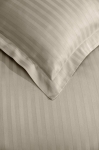 Постельное белье Satin Strip тм Zeron ACICK KAHVE евростандарт артикул 17750