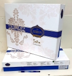  Постельное белье Satin Strip тм Zeron ACICK KAHVE полуторный артикул 17890