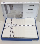 Постельное белье Satin Strip тм Zeron CREM евростандарт артикул 17702
