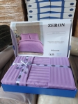 Постельное белье Satin Strip тм Zeron Lila евростандарт артикул 18777