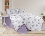 Комплект постільної білизни тм Kayra фланель Flannel Lavin полуторний код 50003