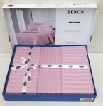  Постельное белье Satin Strip тм Zeron PEMBE полуторный артикул 17711