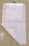 Набір килимків Mosso Cotton 50х60 та 60х100 тм Zeron пудра артикул 16790
