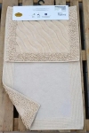 Набір килимків Mosso Cotton 50х60 та 60х100 тм Zeron світло-бежевий артикул 18417