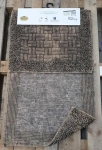 Набір килимків Vintage Mosso Cotton 50х60 та 60х100 тм Zeron коричневий артикул 18437