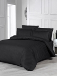 Постельное белье Satin Strip тм Zeron SIYAH евростандарт артикул 17751