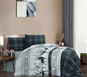 Купить постельное белье Flannel Happiness Green First Choice