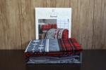 Комплект постільної білизни фланель Flannel Happiness Red First Choice полуторний