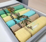 Кухонні рушники вафельні бавовна 40х60 (7 шт) Туреччина артикул 16942