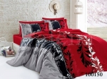 Постельное белье с простыней на резинке бязь люкс тм Selena 100150 Триада Red