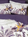 тм First Choice 3D сатин Digital Series Palm Garden Purple евростандарт код 3025