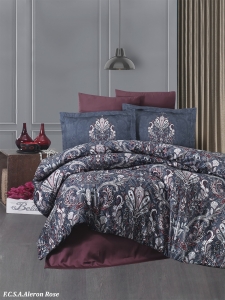 Комплект постельного белья First Choice Aleron Rose евростандарт артикул 4143 ― Мир Текстиля