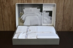 Комплект постільної білизни First Choice Broad Line White сімейний артикул 4901
