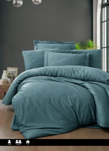 Комплект постільної білизни First Choice Snazzy Blue Stone полуторний артикул 4503-1   ― Мир Текстиля
