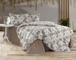 Комплект постільної білизни тм Kayra фланель Flannel Rose євро код 50010