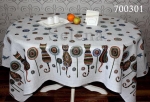 Скатерть лен "Кошки" артикул 700301